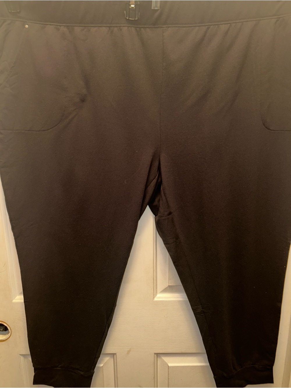 Men's Black Stretch Dress Jogger Pants